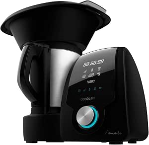 Cecotec Robot de Cocina Multifunción Mambo Black. Capacidad de 3,3l,  Temperatura hasta 120ºC con Selección Grado a Grado, 10 Velocidades +  Turbo, Programable hasta 12h, Incluye Recetario, 1700 W : Amazon.es: Hogar  y cocina