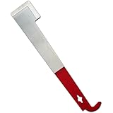 KINGLAKE Steel J Hook Bee Hive Tool Frame Lifter and Scraper,Beekeeping Equipment, 10-1/2-Inch
