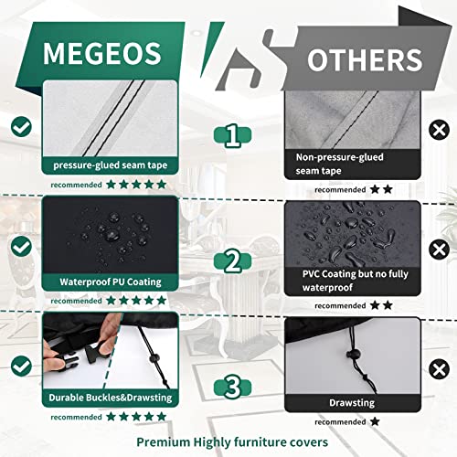 Patio Furniture Covers, Smdodddy Waterproof Rectangular Patio Furniture Set Cover, Patio Covers 67\