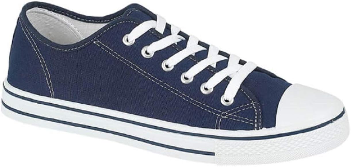 amazon ladies black trainers