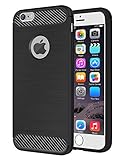 iPhone 6/6S Case, Zoudashuai Soft TPU Ultra Slim Thin Clear Durable Anti-Slip and Anti-Scratch Case Rugged Shock-absorption Bumper Cover for iPhone 6/6S 4.7 Inch(Black)