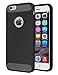iPhone 6/6S Case, Zoudashuai Soft TPU Ultra Slim Thin Clear Durable Anti-Slip and Anti-Scratch Case Rugged Shock-absorption Bumper Cover for iPhone 6/6S 4.7 Inch(Black)