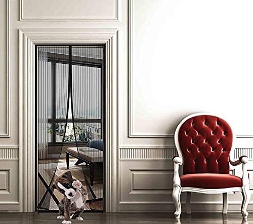 XXYY Insect Protection - Fly Screen for Door with Sliding Mosquito Net - Ensure All Bugs are Kept Out,110x240cm(43x94inch)