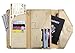 ZOPPEN Passport Holder Women/Men, Multi-purpose Rfid Blocking Travel Passport Wallet Travel Essentials Tri-fold Document Organizer Holder, Champagne