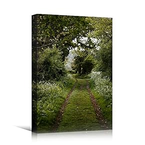 signwin Canvas Wall Art Green Forest Dramatic Forest...