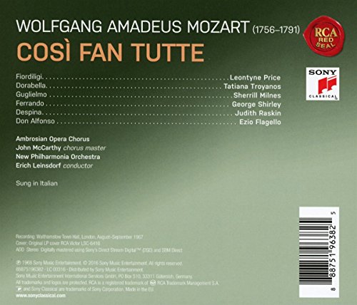 Mozart: Cosi Fan Tutte, K. 588