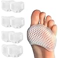 Hoogoo Toe Pads Ball of Toe Cushions Metatarsal Pads Ball of Foot Pads Mortons Neuroma Callus Metatarsal Foot Pain Relief Bunion Forefoot Cushioning Relief Women