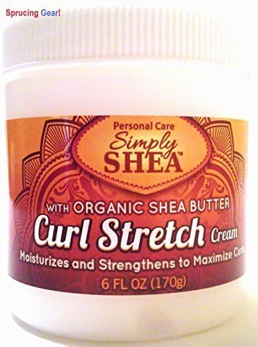 Curl Stretch Cream w/ Organic Shea Butter 6 Oz by Simply Shea