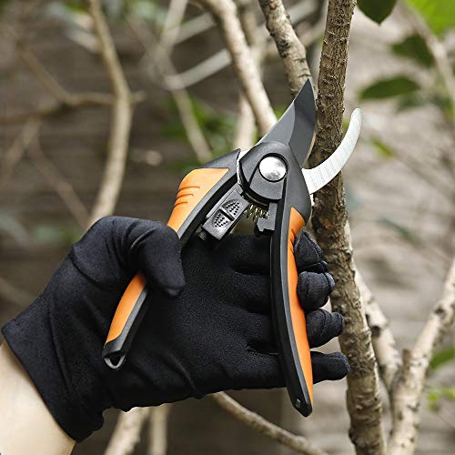 JSDing Gartenschere Baumschere Rebschere Professionelle Astscheren Premium Handscheren Top Gartenscheren rutschfestem… – Bild 8