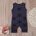 Infant Baby Boys Girls Sleeveless Romper Basic Solid Color One-Piece Jumpsuit (Navy, 0-3M)