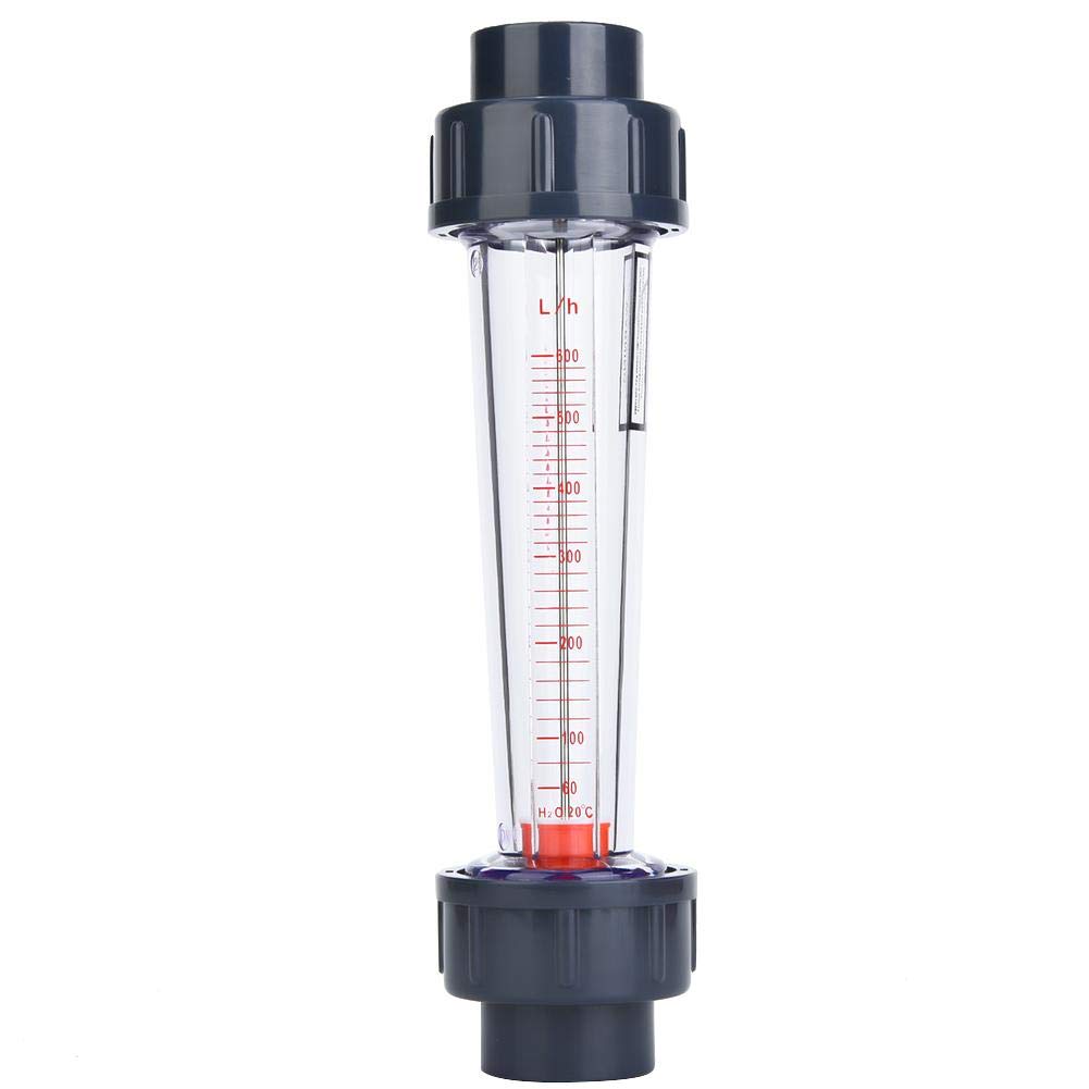 Liquid Flowmeter, LZS-25 (D) ABS Plastic Tube Type Liquid Flowmeter High Accuracy Measuring Instruments 60-600L/H, Waterflow Meter