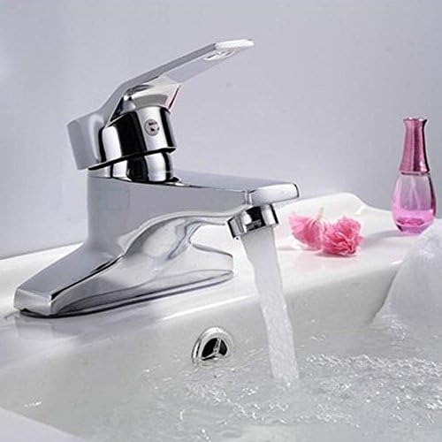 Hlluya Professional Sink Mixer Tap Kitchen Faucet The Bronze Basin Mixer Basin Mixer Faucet 2-Hole WASH Basin Mixer