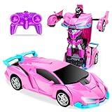 Hymaz Remote Control Car for Girls, Transformation