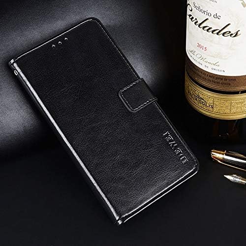 Don Cell Phone Cases idewei Crazy Horse Texture Horizontal Flip Leather Case for Lenovo A5, with Card Slot/Holder/Wallet (Black) Leather Cases (Color : Black)