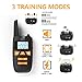 Dog Training Collar with Remote, Rechargeable Dog Shock Collar Up to Remote Range 2000FT & IPX7 Level Waterproof with Beep/Vibration/Shock 3 Training Modes for Small Medium Large Dogs, All Breeds