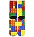 Mens Crazy Fun Cool 3D Print Colorful Athletic Novelty Crew Tube Socks,Le