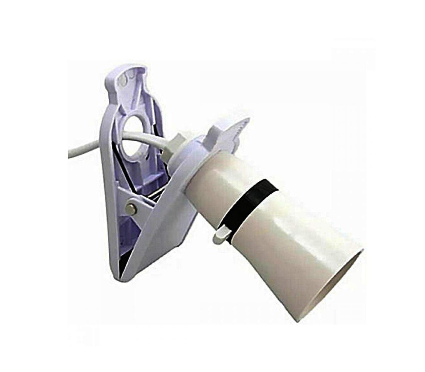 Mr. Gadget Solution® Clip On Light Switched Lamp Holder Bulb Holder Flex & UK Mains Plugs 2m