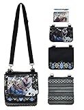 Disney Frozen Olaf Black Adjustable Strap Messenger Shoulder Cross Purse Bag
