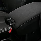Neoprene Center Console Cover Armrest Pad For Jeep Wrangler JK Sahara Sport Rubicon X & Unlimited 2011 2012 2013 2014 2015 2016 2017