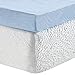 Roost Sleep Cool Cloud 3 Inch Gel Memory Foam Queen Mattress Topper – Cooling Bed Topper for Back Pain and Pressure Relief, Removable Washable Cover, Ventilated Design, Fits Queen Beds