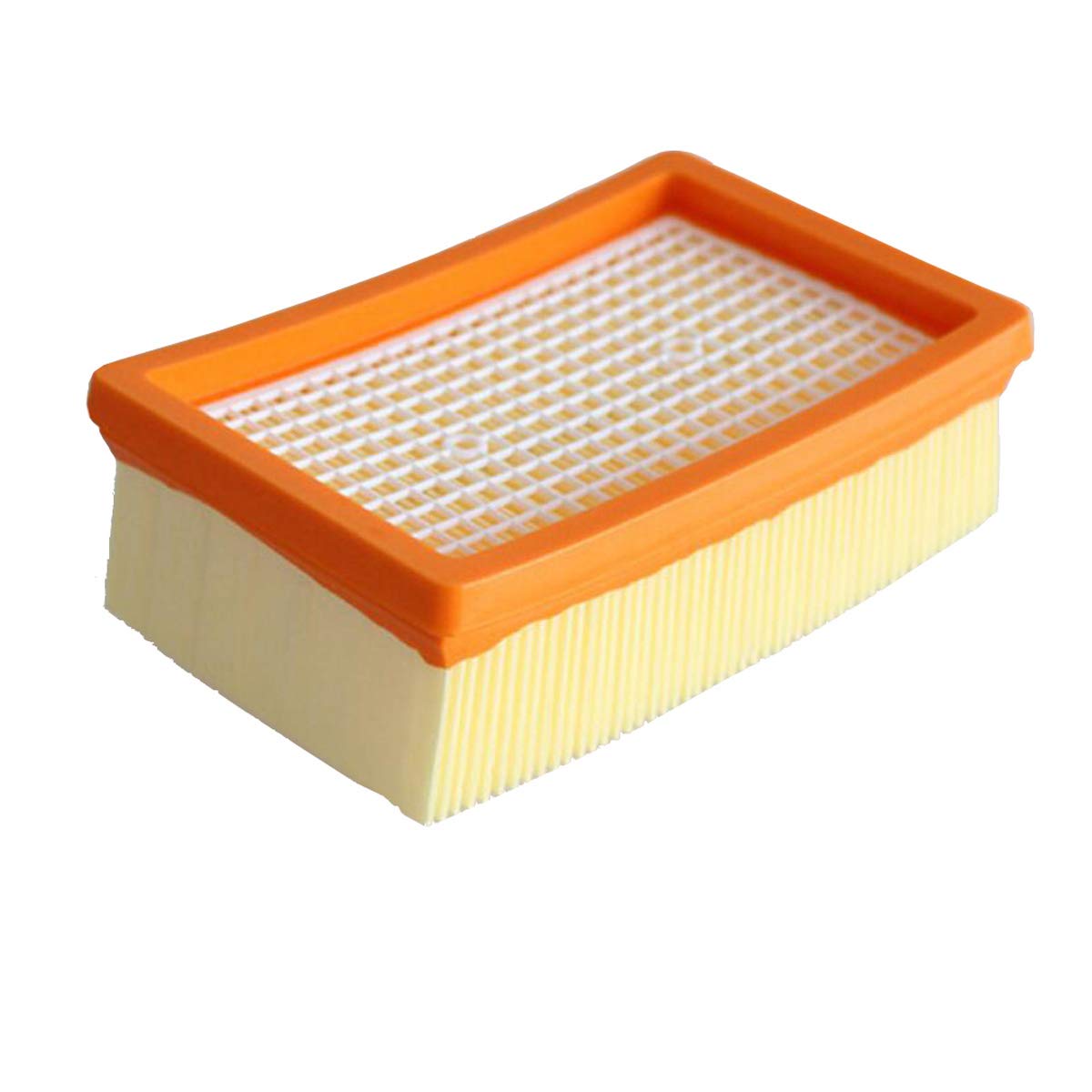 WuYan Flat-Pleated Filter, Compatible with Karcher MV4, MV5, MV6, WD4, WD5, WD6 Vacuum Cleaners, Replacement Parts for Flat-Fold Filter, Composite Material, 145*92mm, 1 Pc