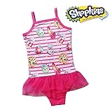 Shopkins One-Peice Pink TuTu Swimsuit (4-5 sz 110)