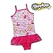 Shopkins One-Peice Pink TuTu Swimsuit (4-5 sz 110)