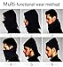 Cooko Ski Hat,6in1 Thermal Warm Fleece Balaclava,Winter Scarf,Face Mask Hats