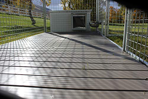 Cove Products 2' X 4' Raised Dog Kennel Comfortable Surface Flooring