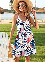 MISFAY Women's Summer Dresses for Women Casual V