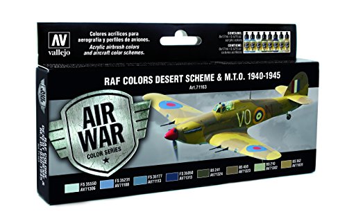 Vallejo RAF Desert Set Model Air Paint, 17ml