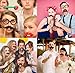 27PCS Valentines Day Birthday Photo Booth Party Props Mustache on Stick Heart Angel