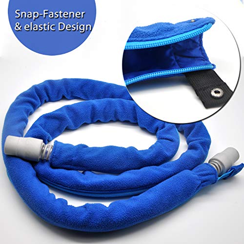 JAKIA 2022 Updated CPAP Hose Tube Cover Wrap Insulator Protector,6.2 ft Long Double Fabric Soft