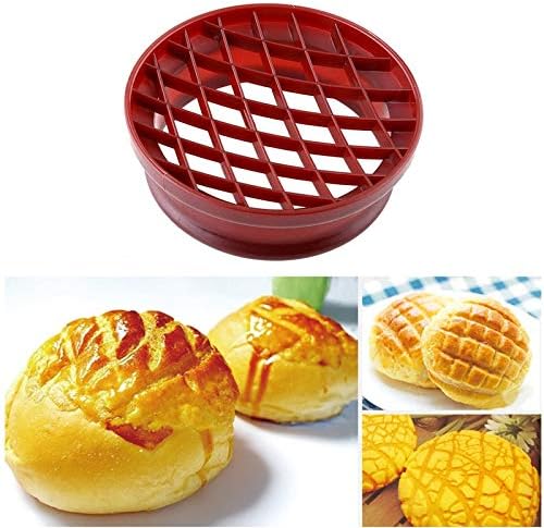 CELENAA - 1PC Classic Bread Molds Fan Pastry Cutter Dough Cookie Press Bread Cake Biscuit Moulds Kitchen Pastry Pineapple Dome Roll Mold