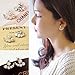 Yosoo Super Cute Girly 2 Pair Mini Pearl Crystal Rhinestone Front and Back Ear Cuff Stud Earring Set (1Pair Gold Plated +1Pair Silver Plated)