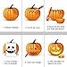 Brizled Pumpkin Carving Kits, 5 Tools Kit, 10 Halloween Style Carving Templates & 2 LED Candles for Halloween Pumpkin Lights, Easily DIY Halloween Pumpkin Jack-O-Lantern Decoration for Family Activity