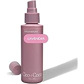 Cleo+Coco Functional Magnesium Lavender Spray for Sleep (3.0 oz), Multi-Use Deodorizing & Soothing Body Spray for Women and Men, Aluminum-Free & Vegan