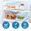 iDesign-71640EU-Fridge-Storage-Box-for-Fruit-and-Berries-Kitchen-Storage-Made-of-BPA-Free-Plastic-Kitchen-Organiser-for-Food-with-Built-in-Drip-Tray-Clear-216-cm-x-165-cm-x-95-cm iDesign71640EU Refrigerator Box for Fruit and Berries, BPA-free Plastic Storage Container, Kitchen Food Box with…