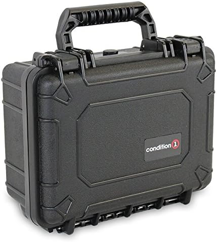 Condition 1 #312 Black Airtight/Watertight Protective Case with Pick N Pluck Foam by Condition 1