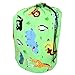 Wildkin Kids Sleeping Bag – Roll-Up Design with Storage Bag for School, Travel & Camping - Wild Animals