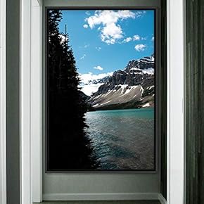 signwin Framed Canvas Mountain Lake View Global Landscape...