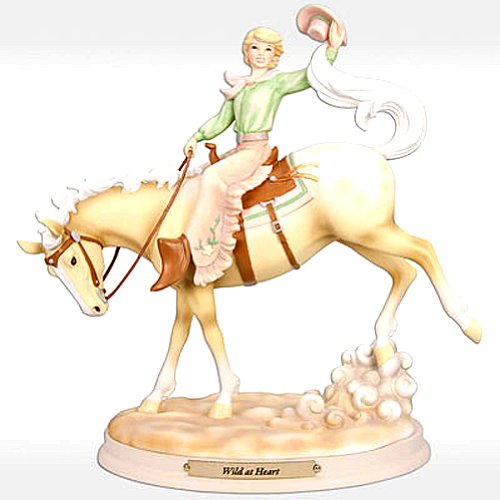 Enesco Horse Whispers Wild At Heart Figurine, 7-3/4-Inch