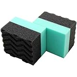 Chemical Guys ACC_300_2 Wonder Wave Durafoam Contoured Large Tire Dressing Applicator Pad, Pack of 2