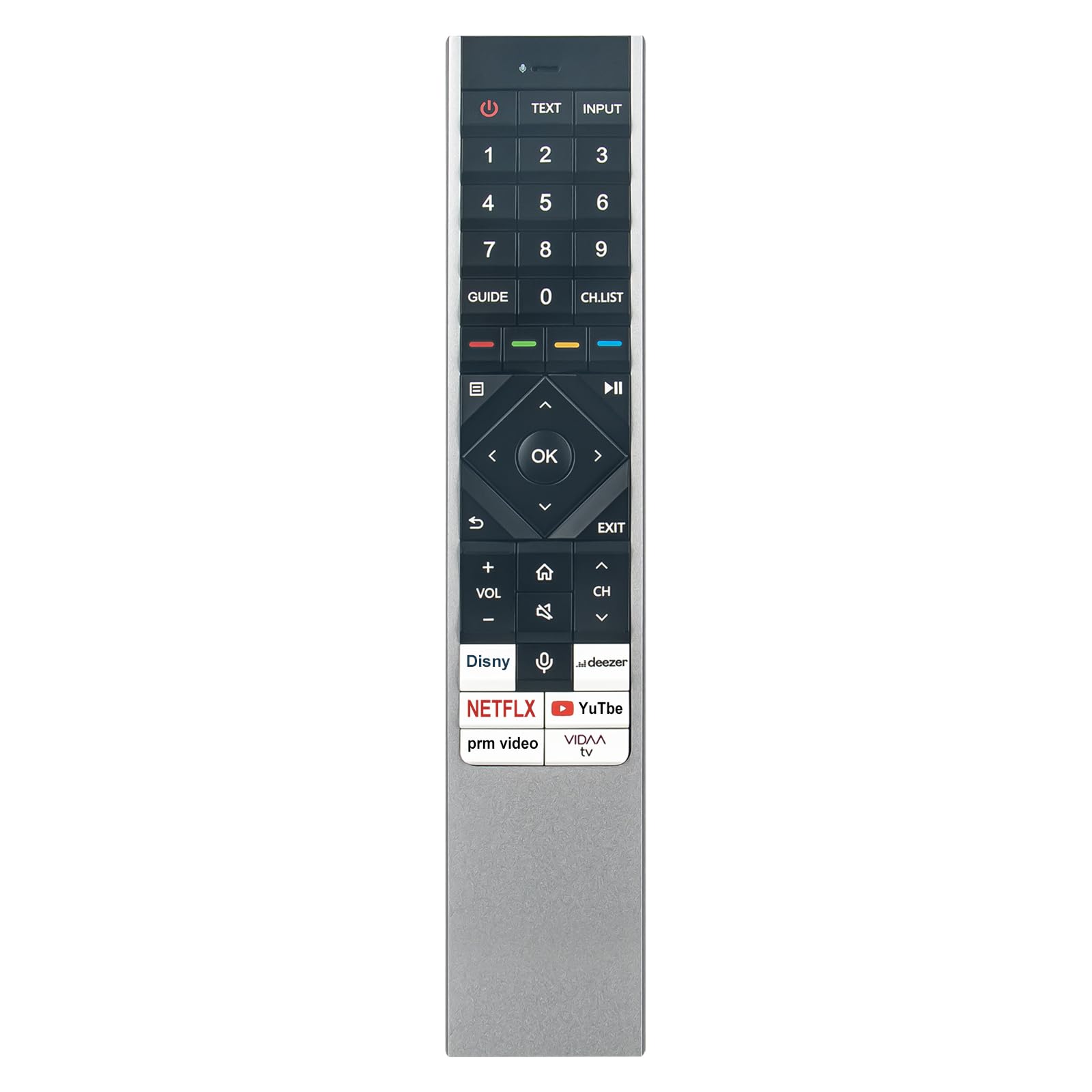 VINABTY ERF6N64 Replaced Voice Remote Control Applicable For Hisense TV 65U8K 55U8K 75U8K 85U8K 55U88KM 65U88KM 65A85K 75U8KQ 65U8KQ 55U8KQ 55A85K 65A85K 65UXKQ 75U88KM 85UXK 55A85K