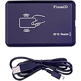 RFID Reader 125KHz Reader Reads Both 1326 Family Proximity Cards &amp; 4100 ID Card USB Reader Emulae Keyboard for Linux Android Win iOS + 2Pcs Card