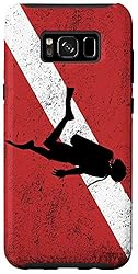 Galaxy S8+ Scuba Diving Flag for Divers Case