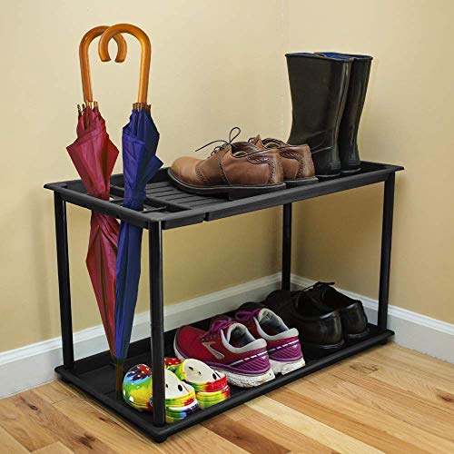 Innover 2Tier Shoe/Boot Tray with Umbrella Stand Pricepulse