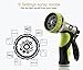Garden Hose 50 Ft by LOVEL | Expandable Hose 50 Ft , Hose Nozzle 9 Settings, Brass Fittings. Enjoy Watering With Your Flexible Hose Quick Connect, Water Hose For All Uses. Expands 3X, High pressure