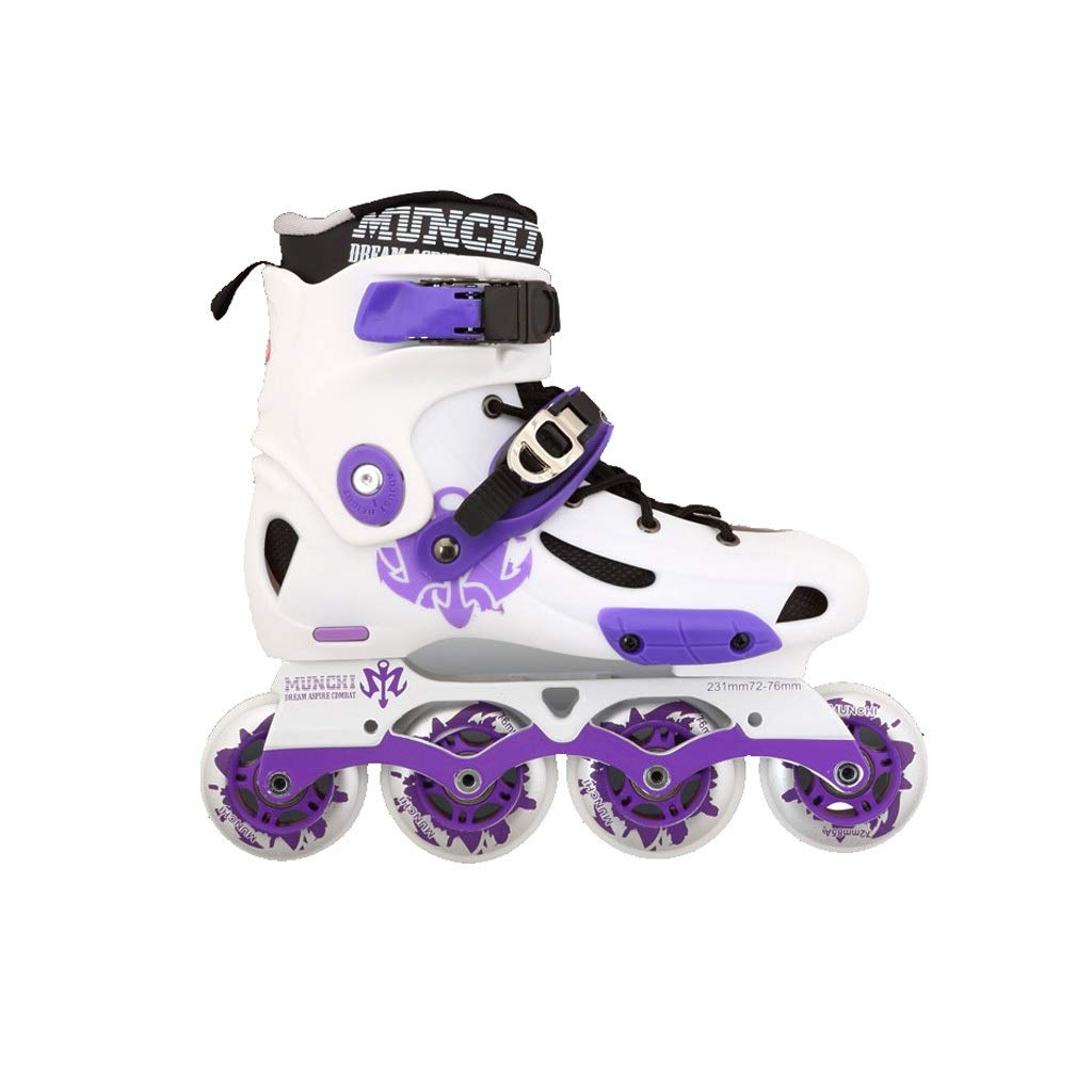 Uk 23cm プロの男性と女性 Jp 四輪ローラースケート 白 Uk 26cm Ailj インラインスケート 36 Uk 26cm Us 8 42 Eu 4 5 色 Eu 9 大人用1列スケート Jp 42 サイズ さいず Jp 白 白 Eu 9 B07p9c6qld スケート 白と紫 Us 3 5 Us 8 インラインスケート 21新作モデル