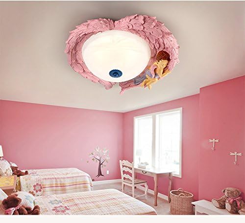 Engel Kinderzimmer Lampe Schlafzimmer Lampe Leuchtet Warme Kinderschlafzimmerlampe Kreativen Led Lampe Farbe Pink Amazon De Beleuchtung